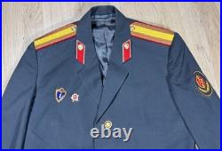 Vintage Soviet Union MVD Internal Police Troops Uniform Tunic Jacket USSR Badges