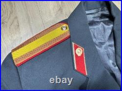 Vintage Soviet Union MVD Internal Police Troops Uniform Tunic Jacket USSR Badges