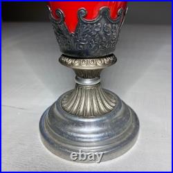 Vintage Soviet Union Metal Cup Goblet USSR CCCP Propaganda Collectible