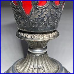 Vintage Soviet Union Metal Cup Goblet USSR CCCP Propaganda Collectible