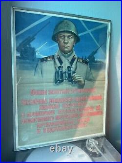 Vintage Soviet Union Propaganda Advertisement Poster 1954
