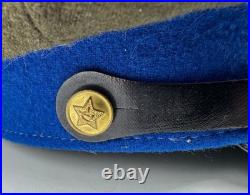Vintage Soviet Union Red Army KGB Secret Police Visor Cap Uniform Military 1954
