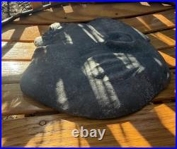 Vintage Soviet Union Russia Vladimir Lenin Iron Heavy Metal Plaque Bust 9 USSR
