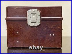 Vintage Soviet Union TAI-43-P Military Field PHONE in Bakelite box USSR, 1966s