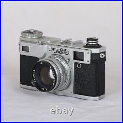 Vintage Soviet Union USSR Kiev Ukraine 35mm Rangefinder Photo Film Camera W Case