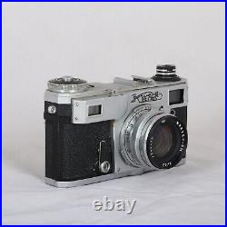 Vintage Soviet Union USSR Kiev Ukraine 35mm Rangefinder Photo Film Camera W Case