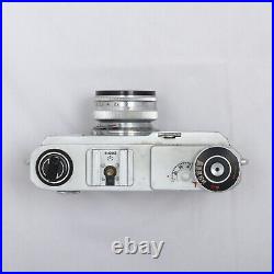 Vintage Soviet Union USSR Kiev Ukraine 35mm Rangefinder Photo Film Camera W Case