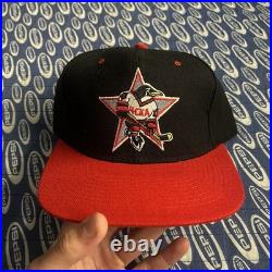 Vintage Soviet Union USSR Moscow Russian Penguins HCKA Hockey SnapBack Hat