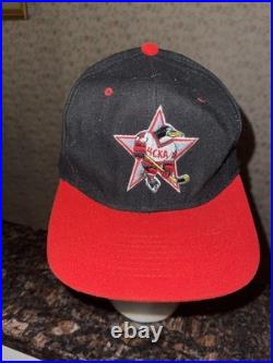 Vintage Soviet Union USSR Moscow Russian Penguins HCKA Hockey SnapBack Hat USA