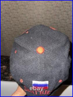 Vintage Soviet Union USSR Moscow Russian Penguins HCKA Hockey SnapBack Hat USA
