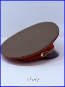 Vintage Soviet Union USSR Russian Military Officers Visor Cap Hat Cold War Era
