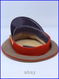 Vintage Soviet Union USSR Russian Military Officers Visor Cap Hat Cold War Era