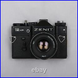 Vintage Soviet Union USSR Zenit 12XP 35mm SLR Photo Camera Helios 44m-4 Lens