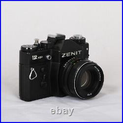 Vintage Soviet Union USSR Zenit 12XP 35mm SLR Photo Camera Helios 44m-4 Lens