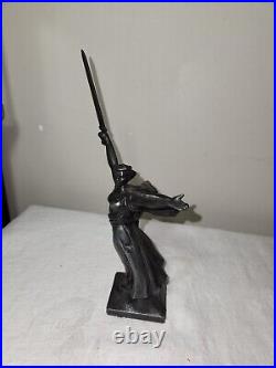 Vintage The Motherland Calls Stalingrad Memorial Metal Statue Soviet Union