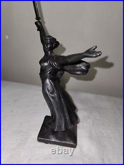 Vintage The Motherland Calls Stalingrad Memorial Metal Statue Soviet Union