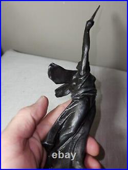 Vintage The Motherland Calls Stalingrad Memorial Metal Statue Soviet Union