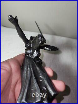 Vintage The Motherland Calls Stalingrad Memorial Metal Statue Soviet Union