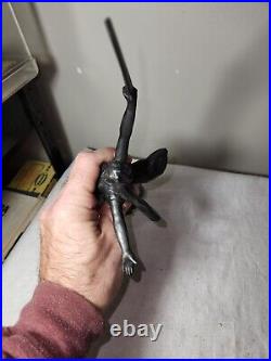 Vintage The Motherland Calls Stalingrad Memorial Metal Statue Soviet Union