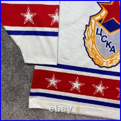 Vintage UCKA Moscow Hockey Jersey Mens 2XL Mikhailov #13 CSKA USSR Soviet Union