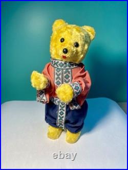 Vintage USSR 1960s Dancing Bear Wind Up Toy, Working, Vintage Toy Soviet Union