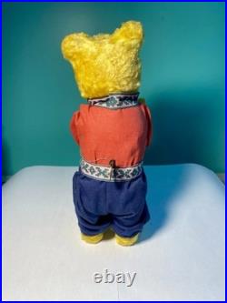 Vintage USSR 1960s Dancing Bear Wind Up Toy, Working, Vintage Toy Soviet Union
