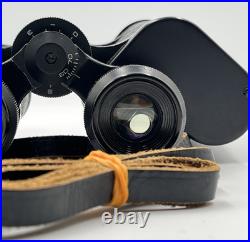 Vintage USSR BPC Binoculars 7X50 Made in Soviet Union Russia with Leather Case