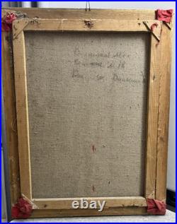 Vintage USSR Picture Of Leonid Brezhnev Painting Wall Decor