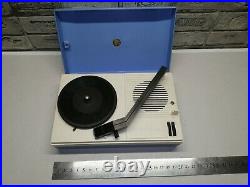 Vintage USSR Portable Turntable Electronics 1970