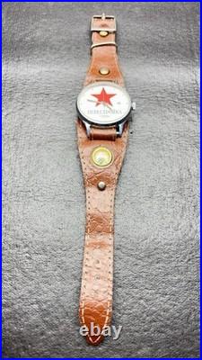 Vintage USSR SLAVA Perestroika Soviet Union CCCP Red Star 21J Mechanical Watch