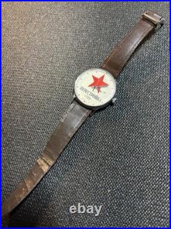 Vintage USSR SLAVA Perestroika Soviet Union CCCP Red Star 21J Mechanical Watch