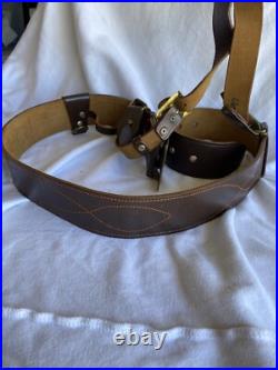 Vintage USSR Soviet Union Army Uniform Original Brass Belt Buckle & Belt