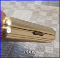 Vintage USSR Soviet Union Russia old cigarette case Skier 50s