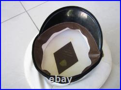 Vintage USSR Soviet Union Russian Marine Officer Visor Cap Hat