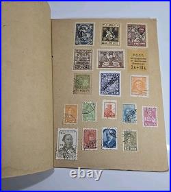Vintage USSR Stamp Album KOGIZ 1930s Soviet Union Collection 11 Pages