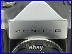Vintage USSR Zenit-B 35mm M42 Film Camera Helios 44-2 58mm Lens Soviet Union