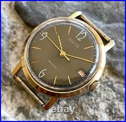 Vintage WOSTOK? Cal. 2214 USSR 70s Vostok wrist watch 18 Jewels GOLD PLATED AU