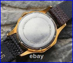 Vintage WOSTOK USSR 60s cal. 2605 Vostok wrist watch 17 Jewels GOLD PLATED AU