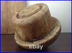 Vintage Wooden Hat Block Hat Form Women's Wood 5 Puzzle Block Hat Mold Mould