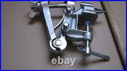 Vintage mini Jewelry Vise with Anvil, Chrome Plated, Made in USSR 1954s + Hammer