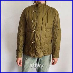 Vintage rare 70s ussr soviet union army military telogreika cinch back jacket