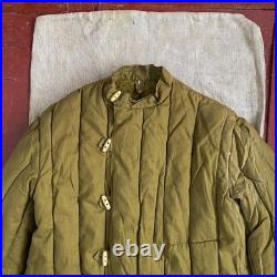 Vintage rare 70s ussr soviet union army military telogreika cinch back jacket