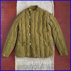Vintage rare 70s ussr soviet union army military telogreika cinch back jacket
