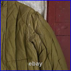 Vintage rare 70s ussr soviet union army military telogreika cinch back jacket