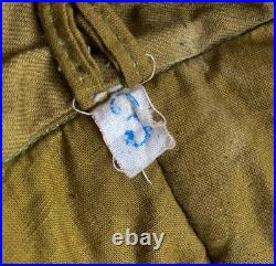 Vintage rare 70s ussr soviet union army military telogreika cinch back jacket
