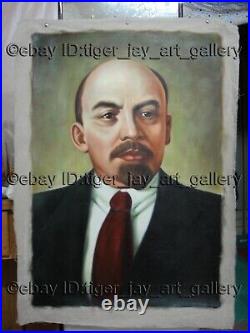 Vladimir Lenin CCCP Soviet Union Communist Leader USSR Communism Portrait Canvas