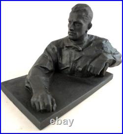 Vladimir MAYAKOVSKY poet USSR Soviet Union bust statue figurine Russia