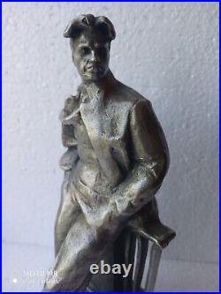 Vladimir MAYAKOVSKY poet USSR Soviet Union bust statue figurine Russia metal