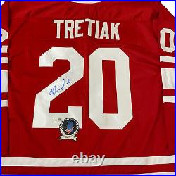 Vladislav Tretiak Signed Soviet Union Cccp Jersey Beckett Bas Coa Ac82673