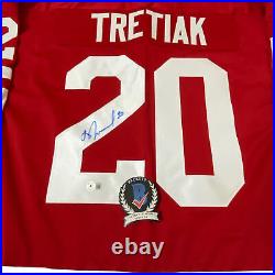 Vladislav Tretiak Signed Soviet Union Cccp Jersey Beckett Bas Coa Ac82675